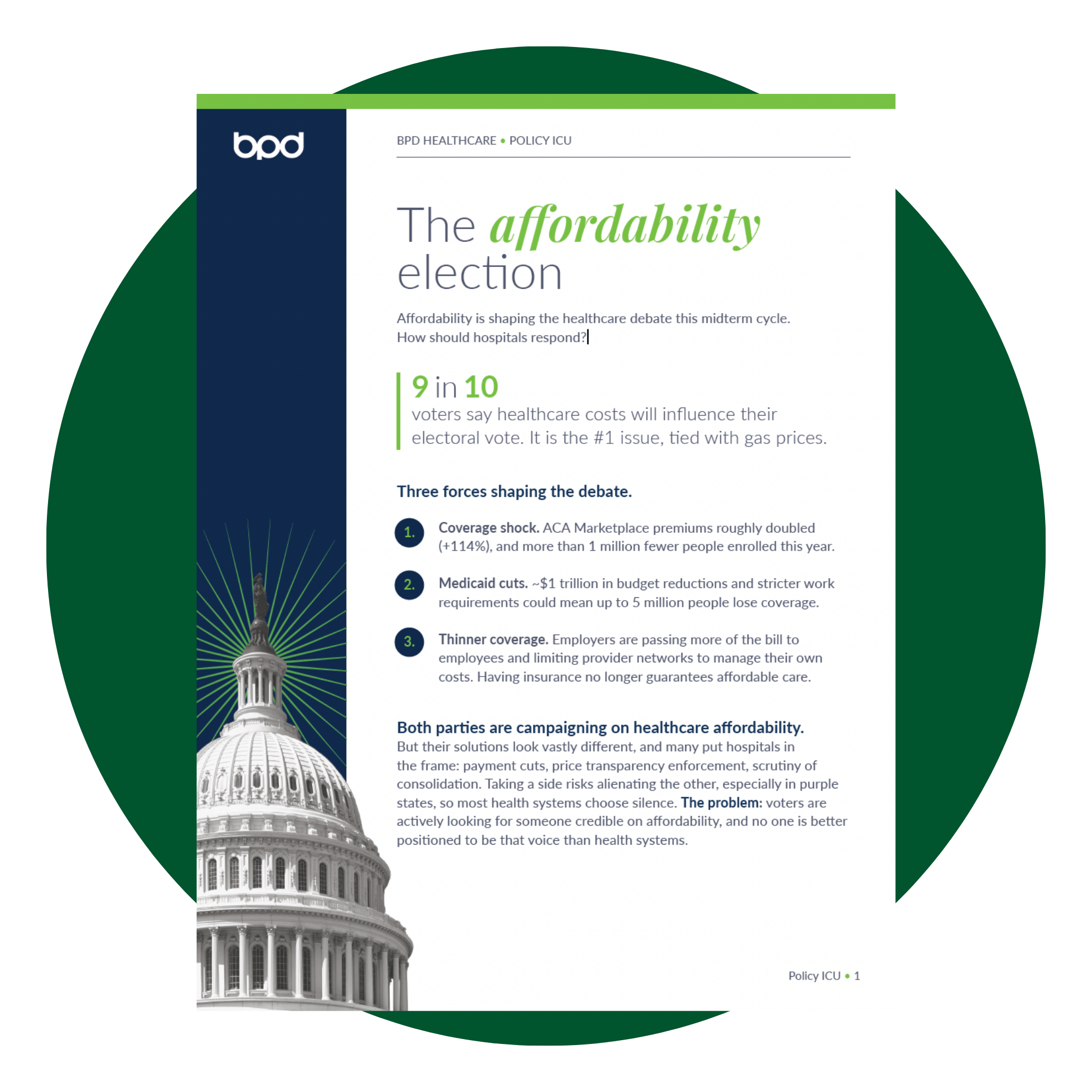 The affordability election